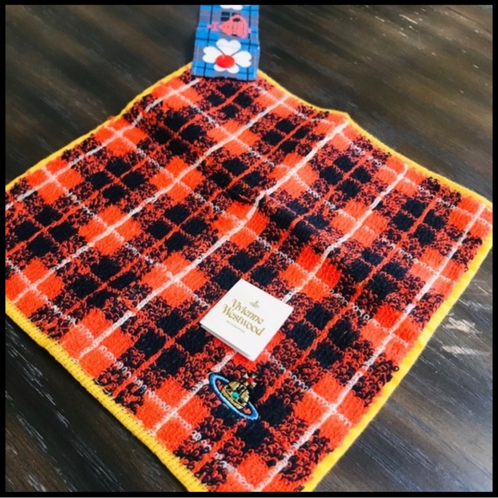 Vivienne Westwood mini towel terry washcloth handkerchief Japan Exclusive